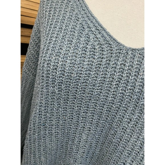 Juniors Aqua Slouch Sweater XL EUC - Picture 6 of 8